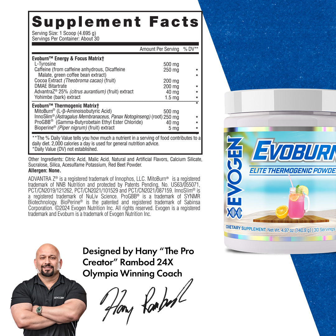 EVOGEN - Evoburn Elite Thermogenic Powder