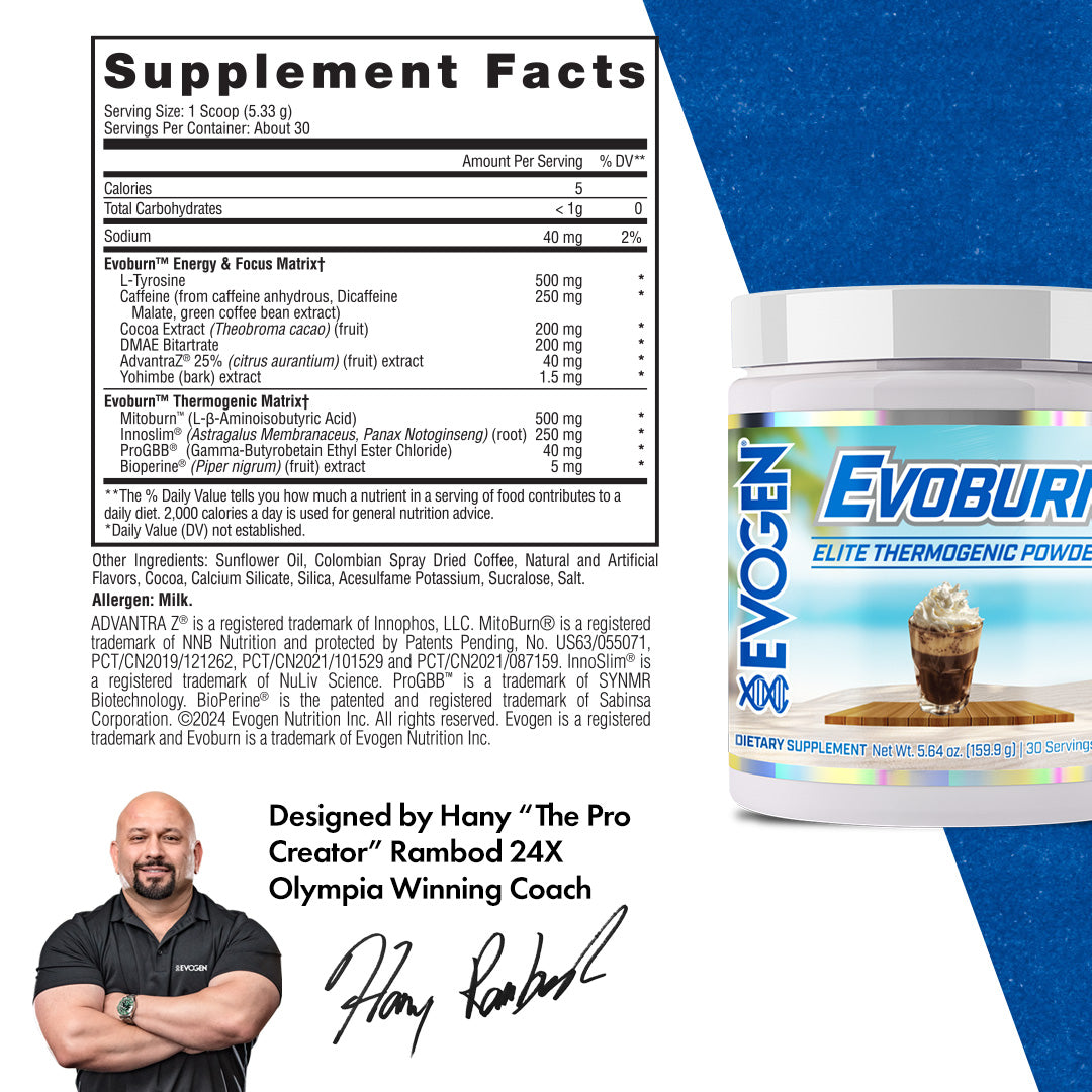 EVOGEN - Evoburn Elite Thermogenic Powder