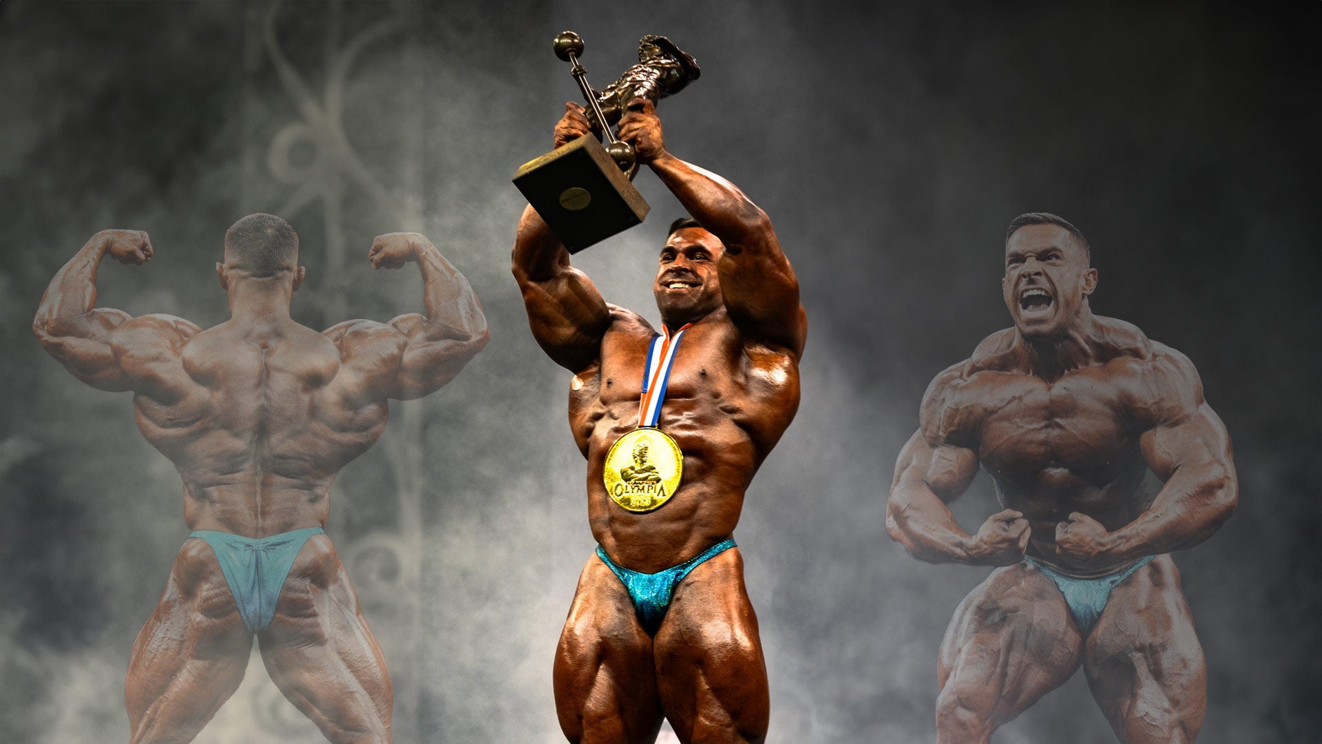 Mens open bodybuilding prejudging at 2023 Mr. Olympia