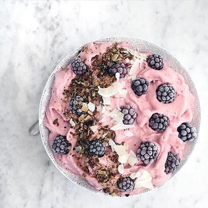 Strawberry Banana IsoJect Smoothie Bowl