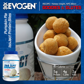 Pumpkin Pie IsoJect Protein Bites